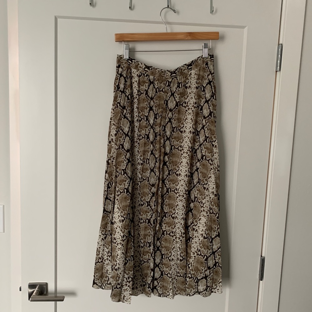 Banana Republic Snake Print Skirt 6